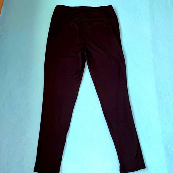 CLIMATERIGHT by CUDDL DUDS leggings high rise back phone pocket black NEW size M - Picture 6 of 13